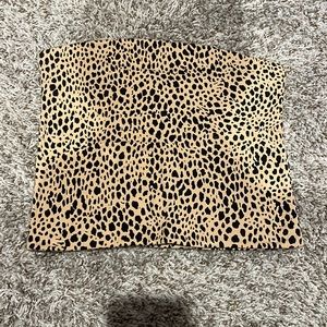 Brandy Melville leopard tube top